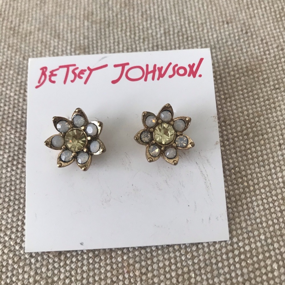 Betsey Johnson Flower Studs